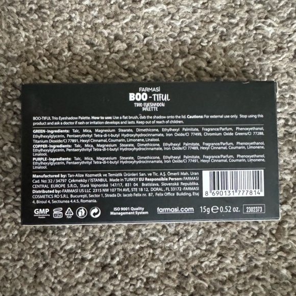 Farmasi "Boo-tiful" eyeshadow palette - Picture 5 of 5